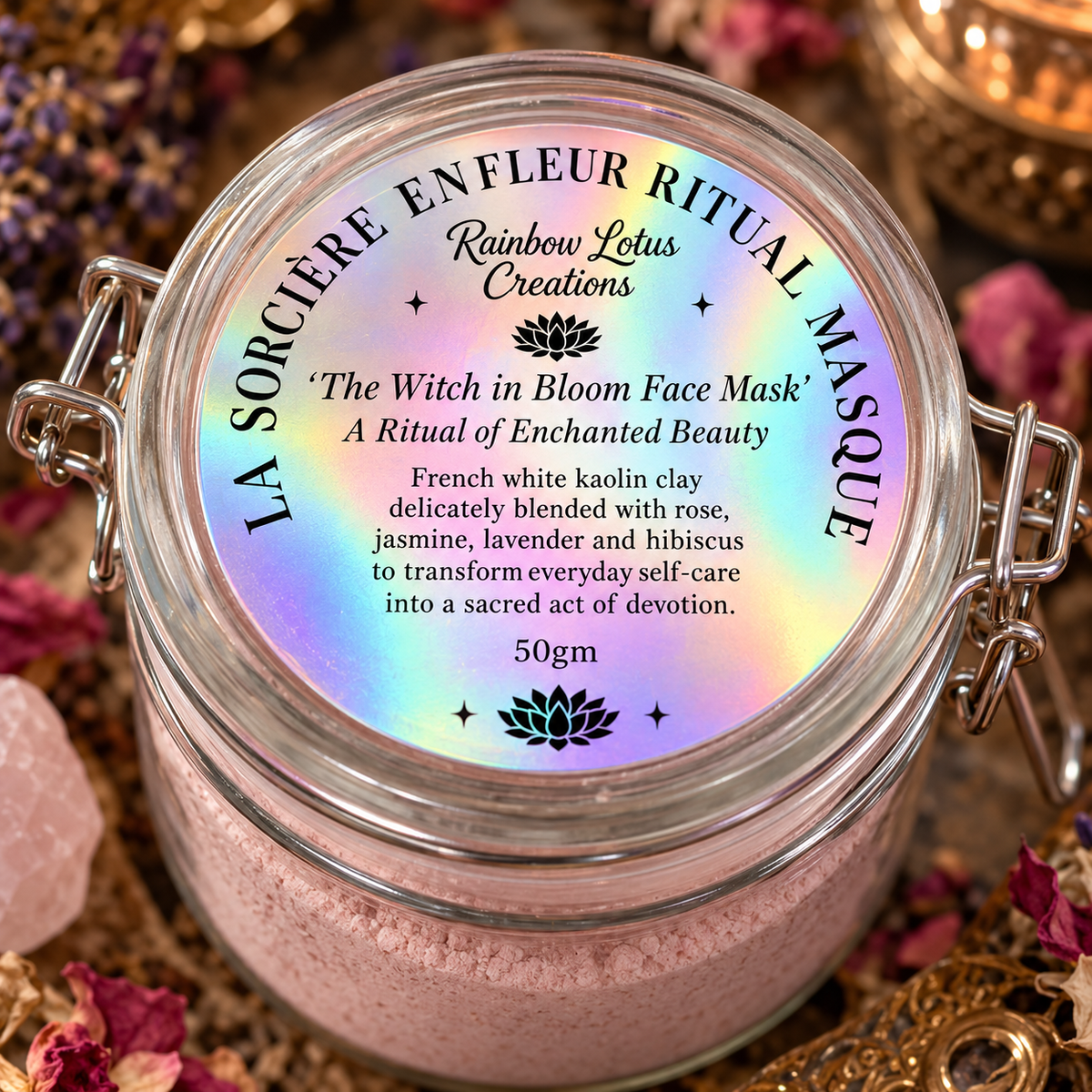 La Sorcière en Fleur – French Clay Ritual Masque