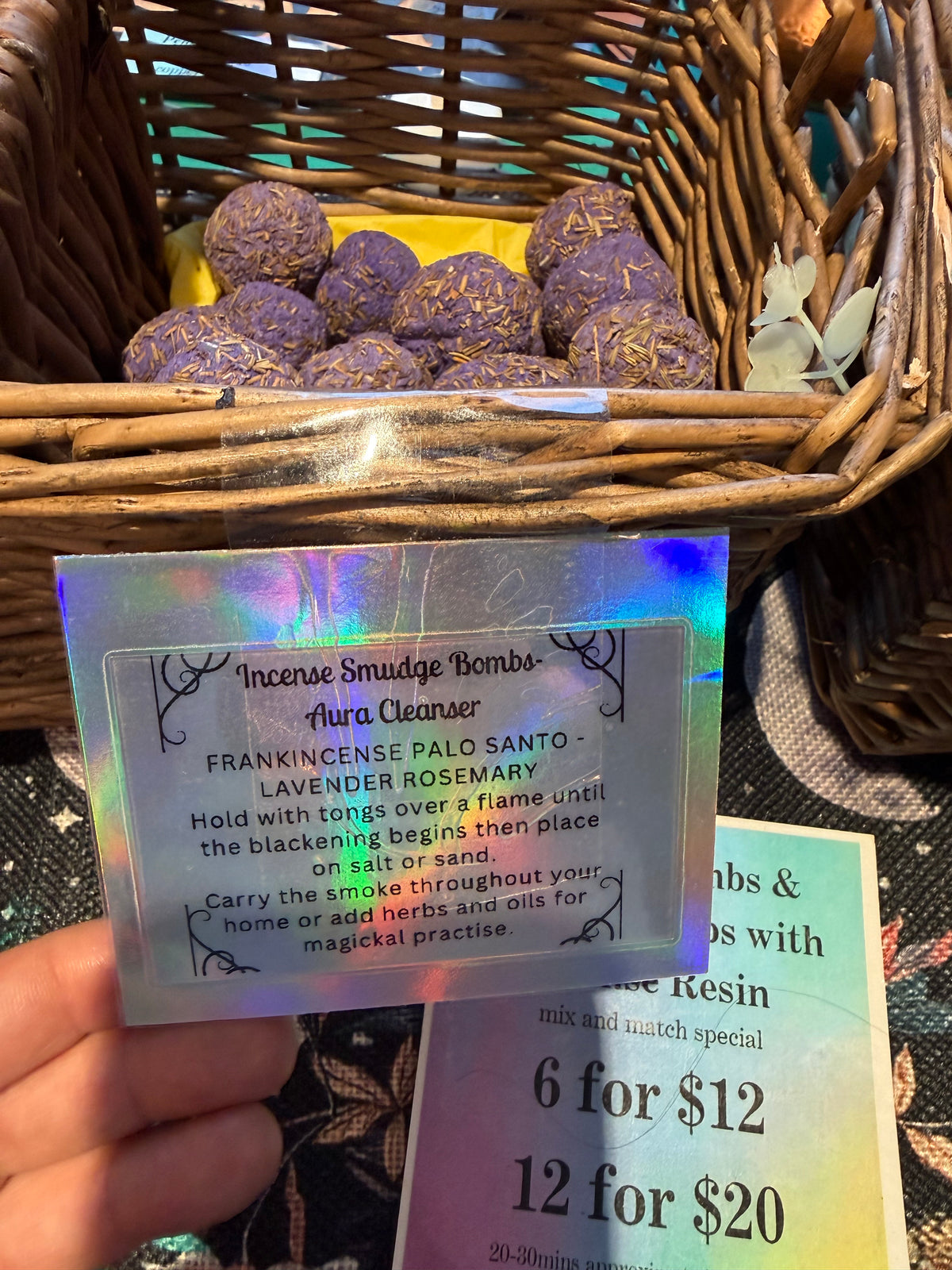 Incense Smudge Bombs