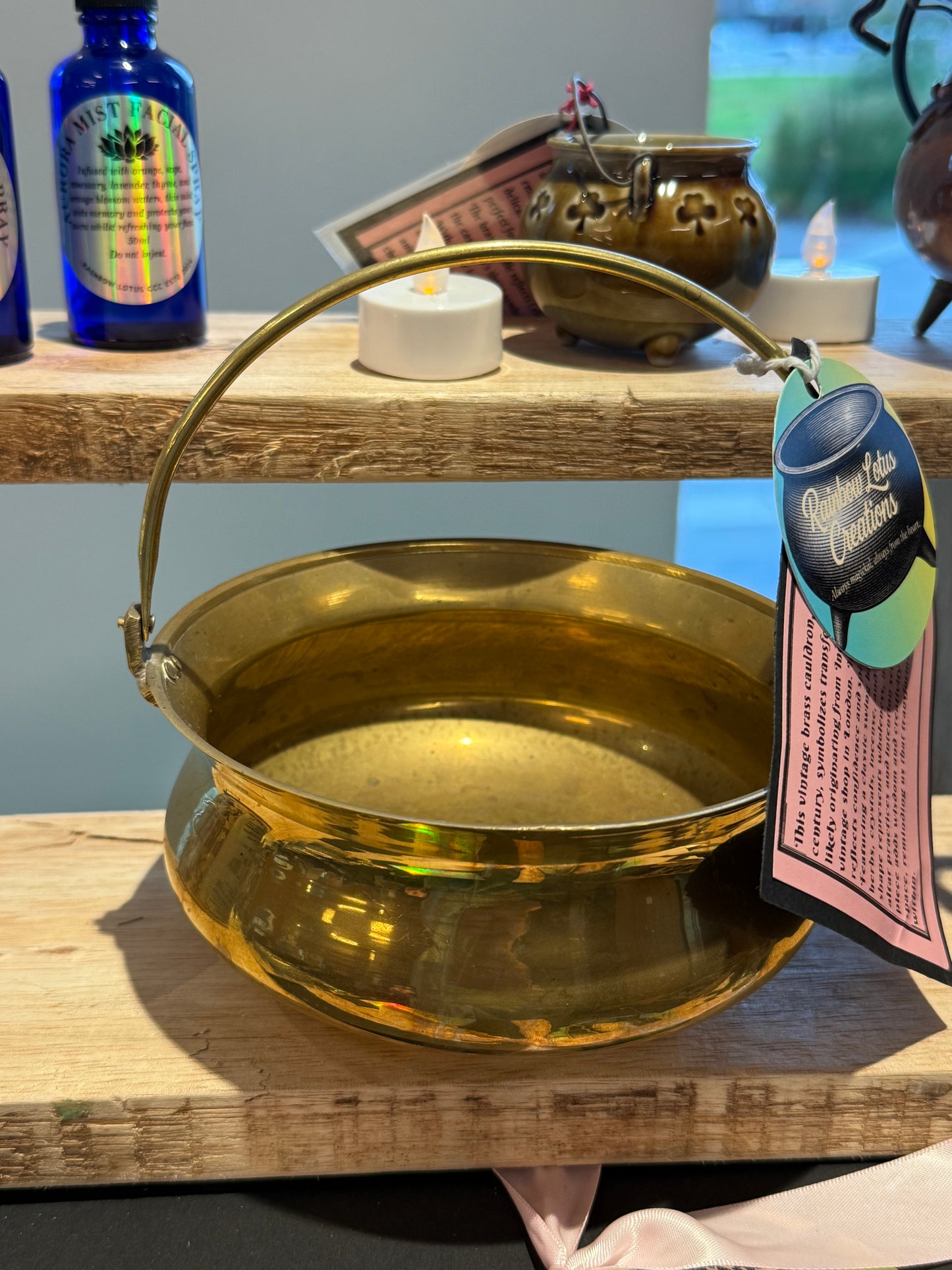 Mid- 20th Century Indian Brass Cauldron