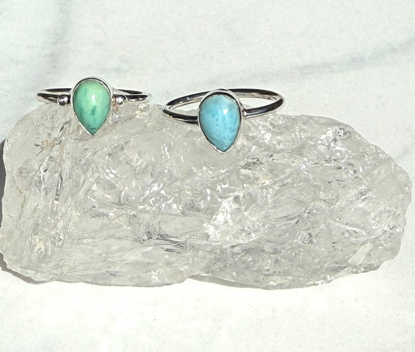 Gorgeous Green Amazonite Sterling Silver Handmade Ring
