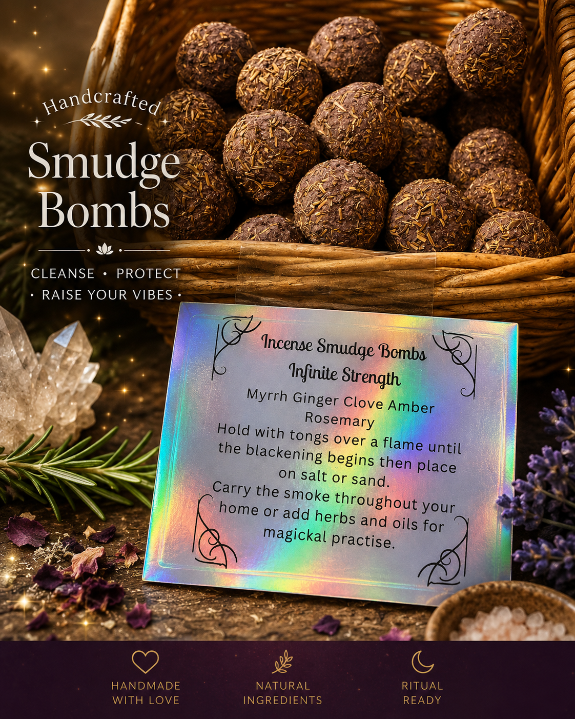 Incense Smudge Bombs