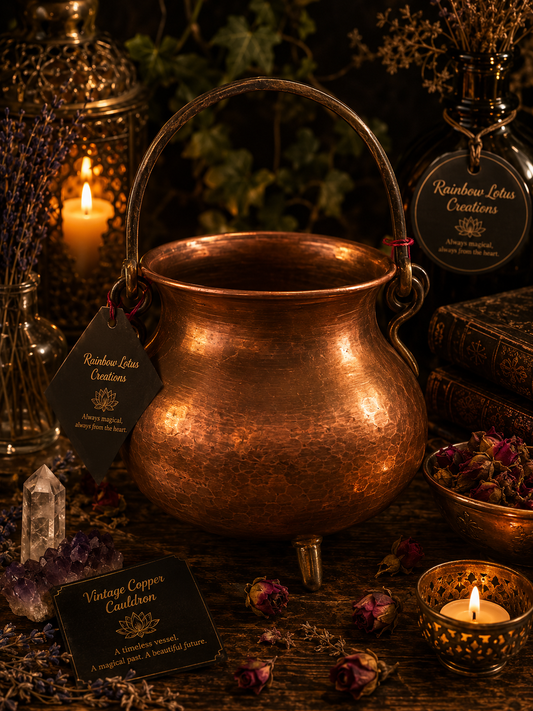 Vintage 1970s French Copper Cauldron