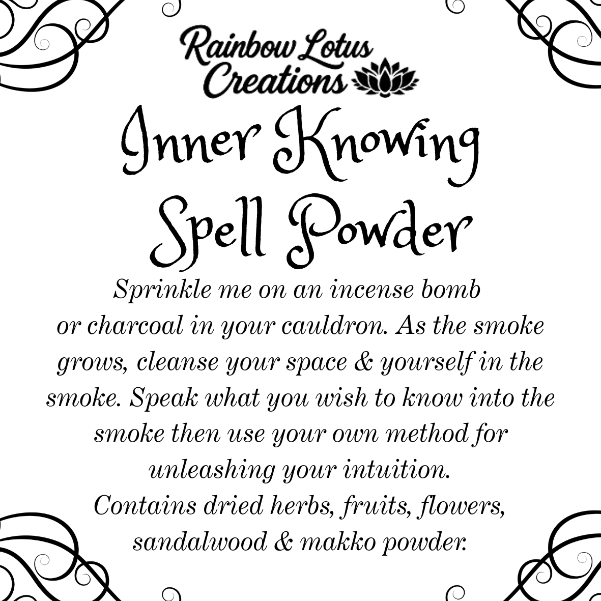 The Botanical Spell Powder Collection