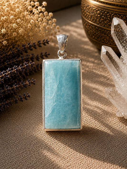 Stunning Aquamarine in Sterling Silver Statement Piece