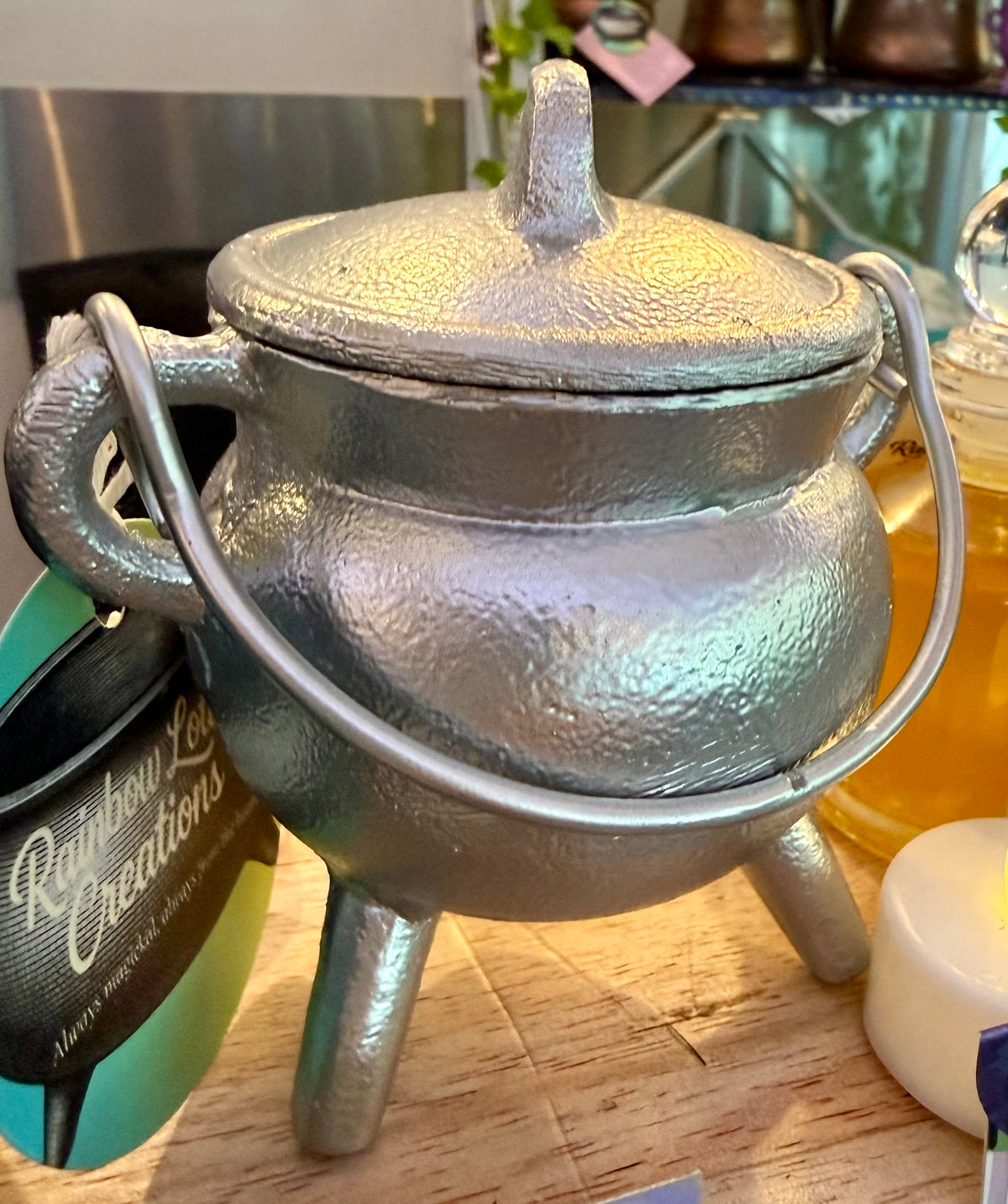 Silver Aluminium Cauldron