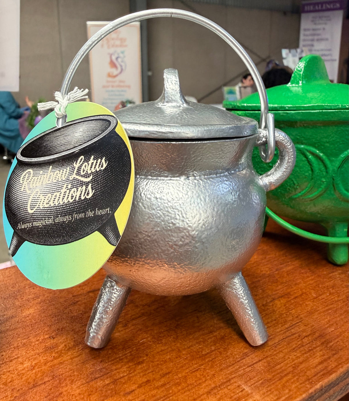 Silver Aluminium Cauldron
