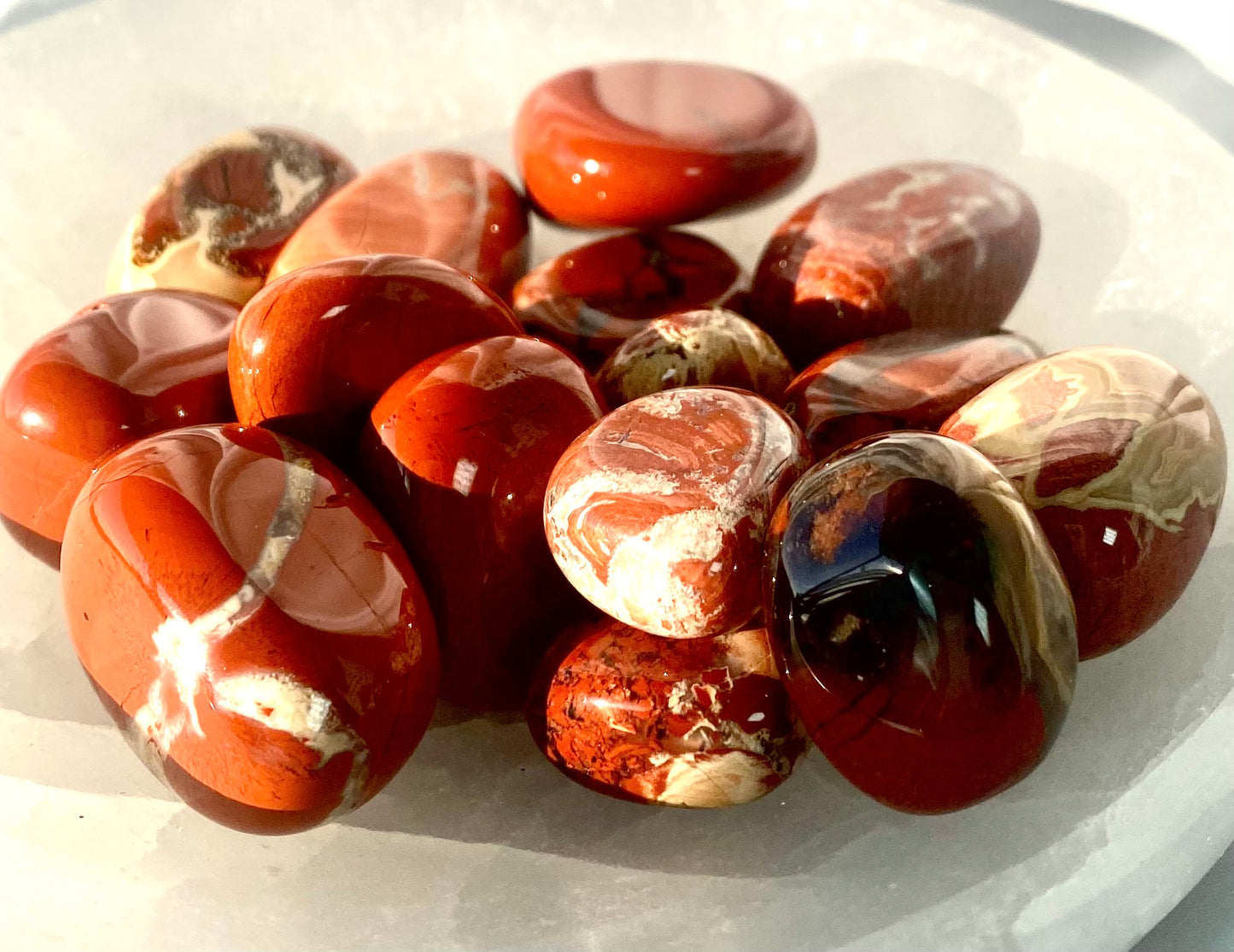 Uplifting Red Jasper Tumble Stones