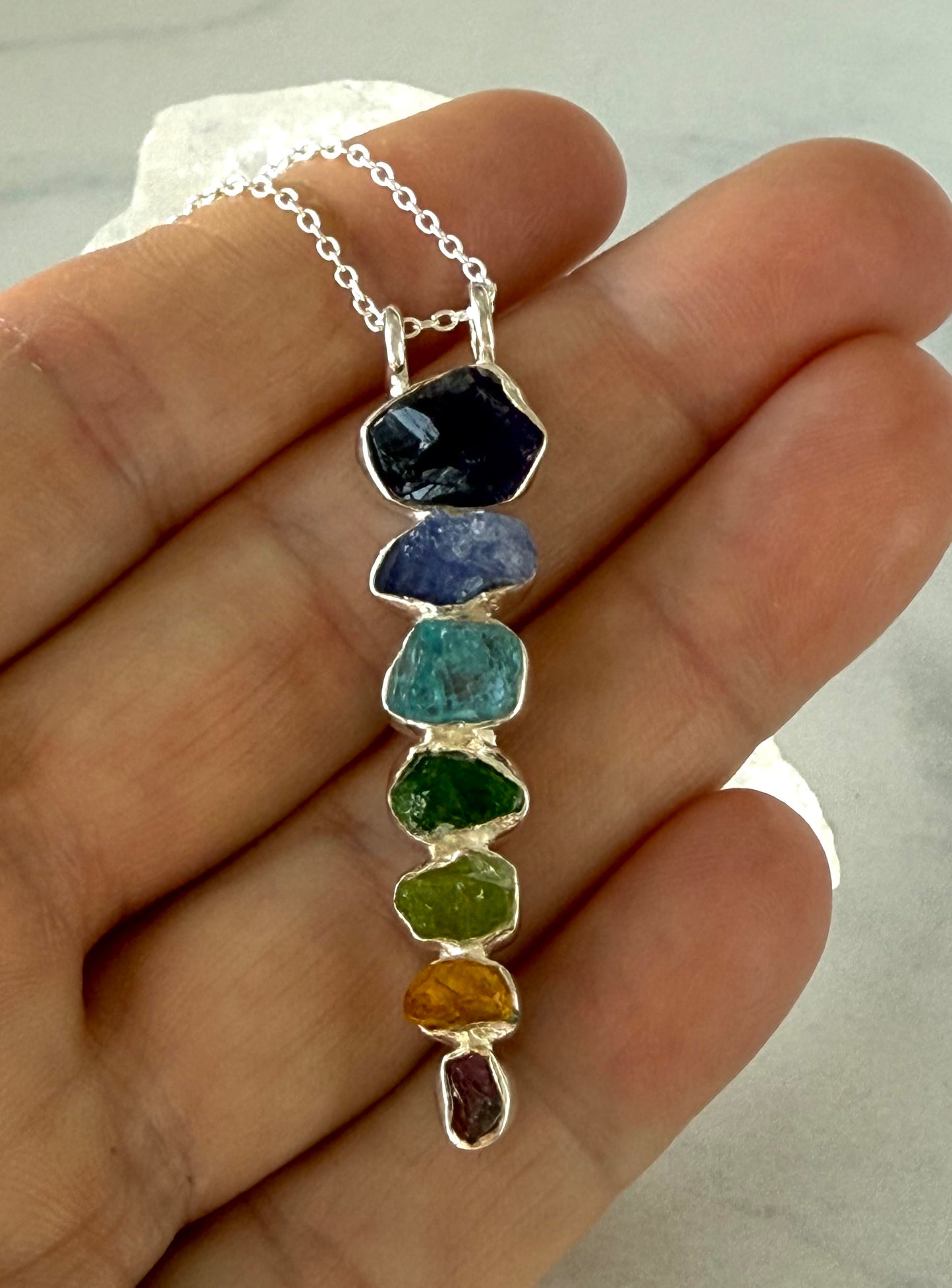 7 Chakra Healing Pendant Necklace