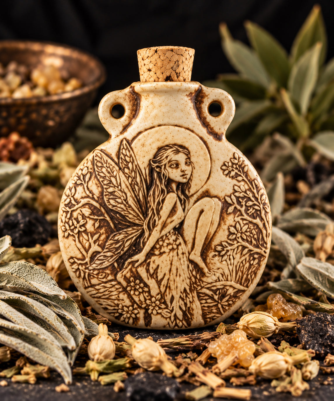 Peruvian Ceramic Spell & Ritual Bottles