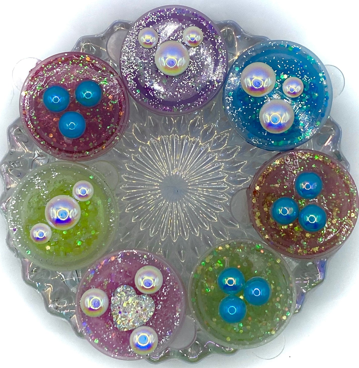 Shimmery Rainbow Face & Body Glitter Pots